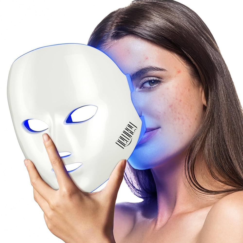 7 Colors Photon Facial LED Mask Red Light Therapy anti Aging Face Neck Beauty Mask Relaxation Treatment Anti-Wrinkle Skin Care