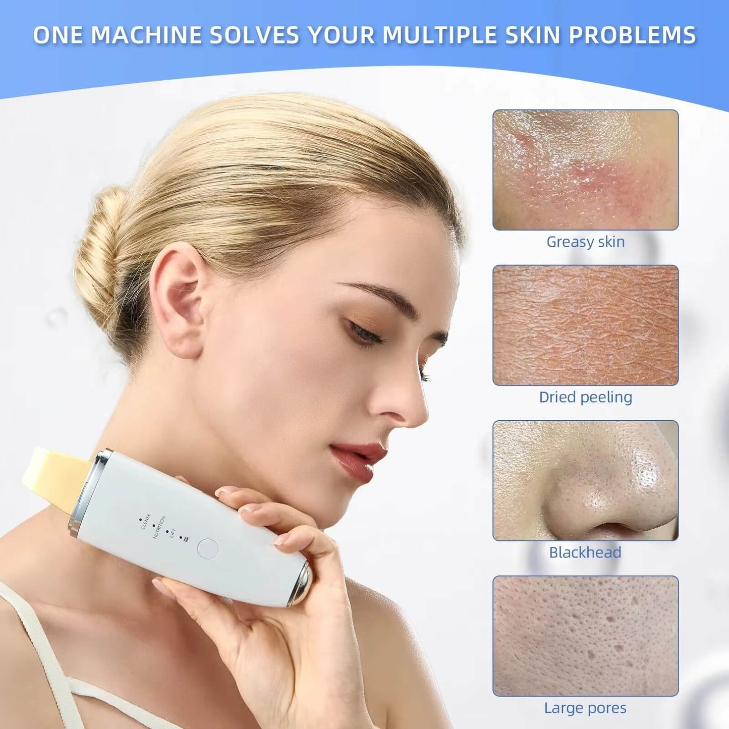Facial scrubber& Blackhead Remover