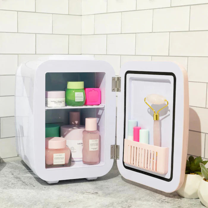 Elegance Makeup Fridge with LED Mirror