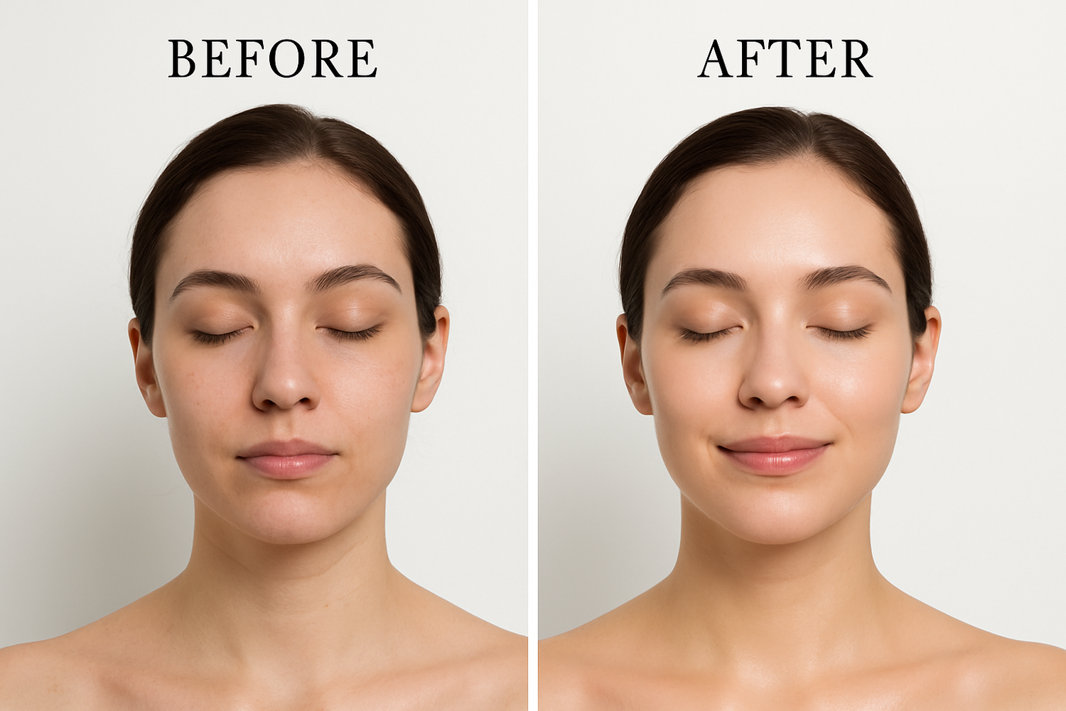 before and after results of LED FACE MASK PICTURES SHOWING RESULTS 